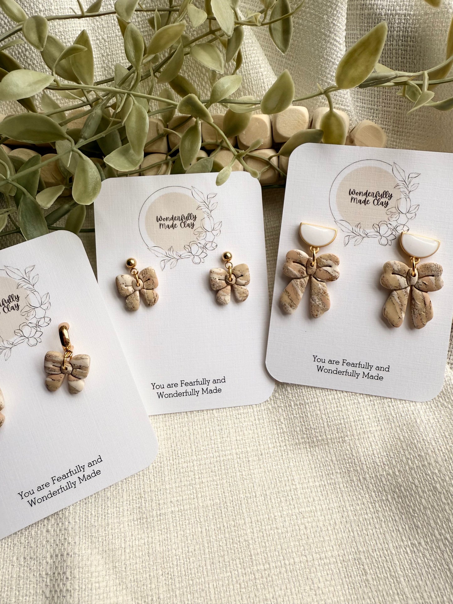 Pink Bows with White Posts