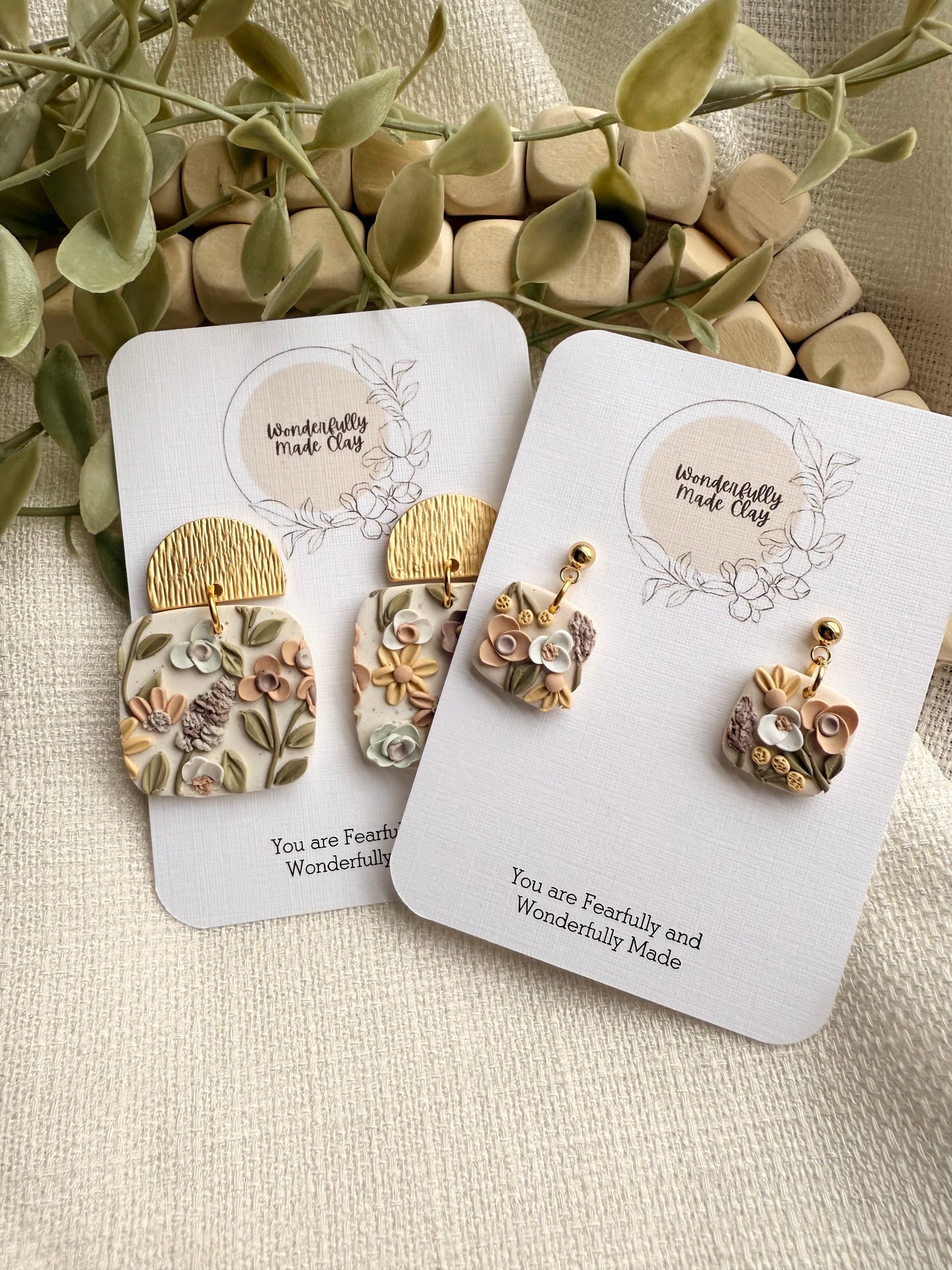 Pastel Floral Garden-Squares