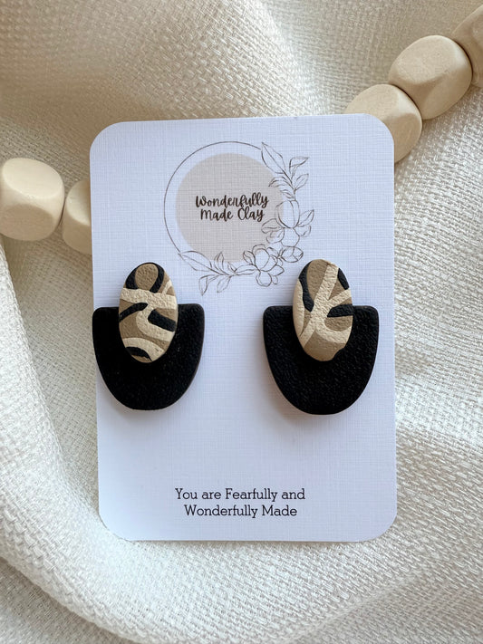 Textured Abstract Stud