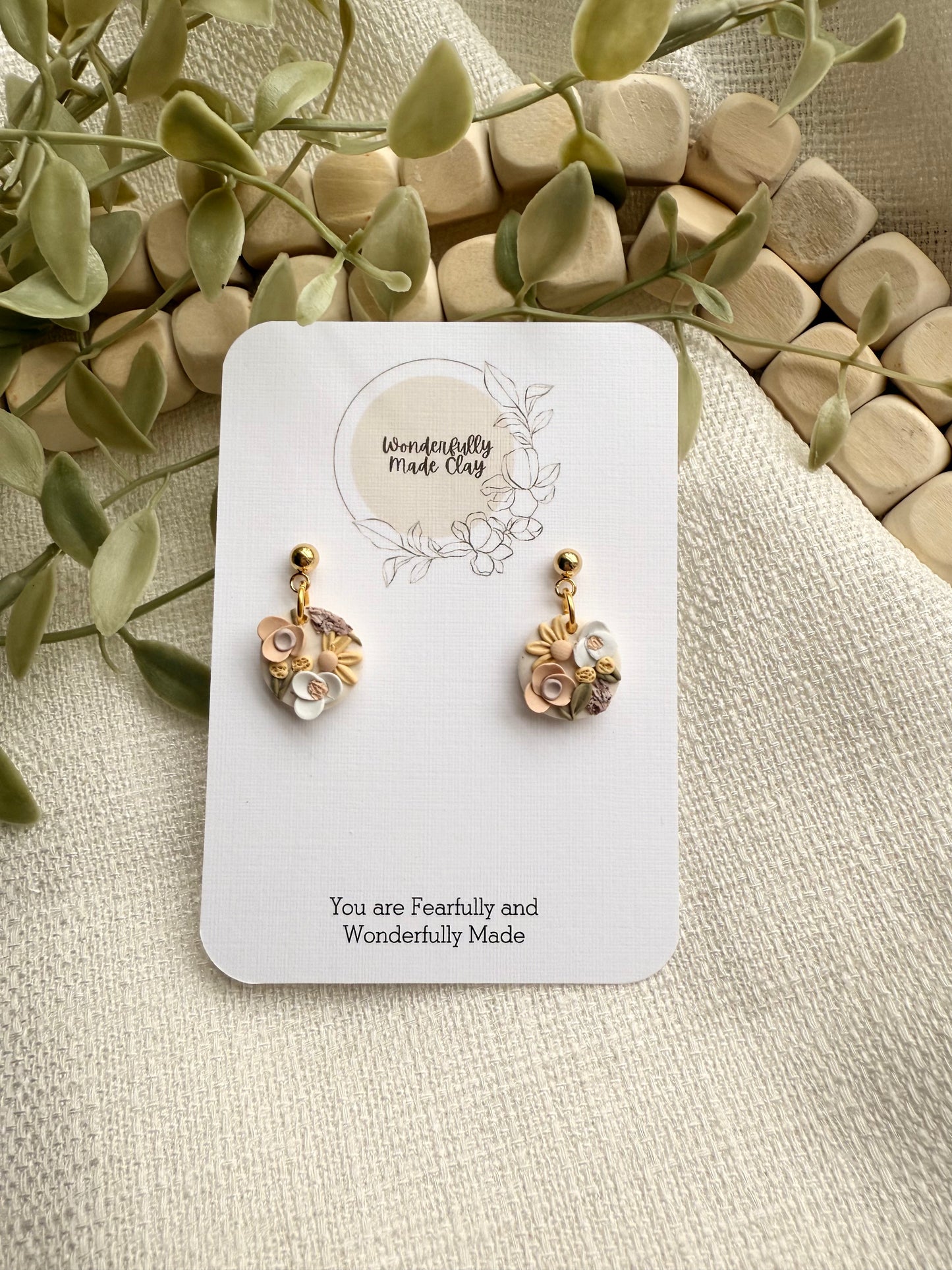 Mini Pastel Garden Dangles-Circles