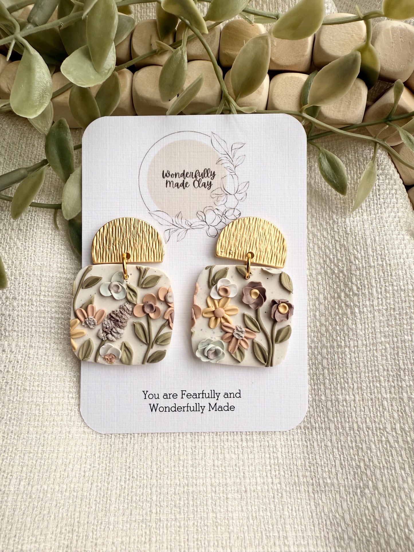 Pastel Floral Garden-Squares