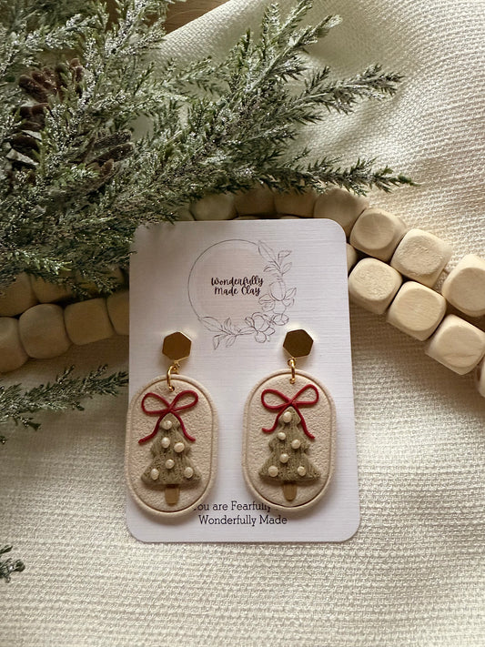 Christmas Trees with Bow