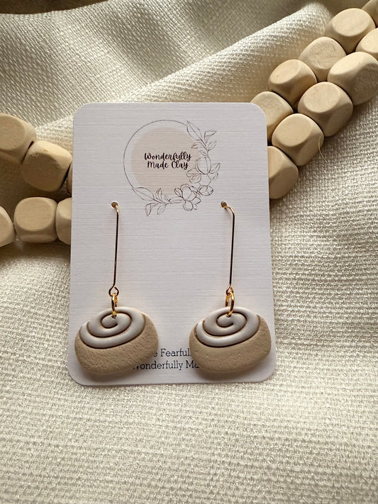 Cinnamon Roll Dangles