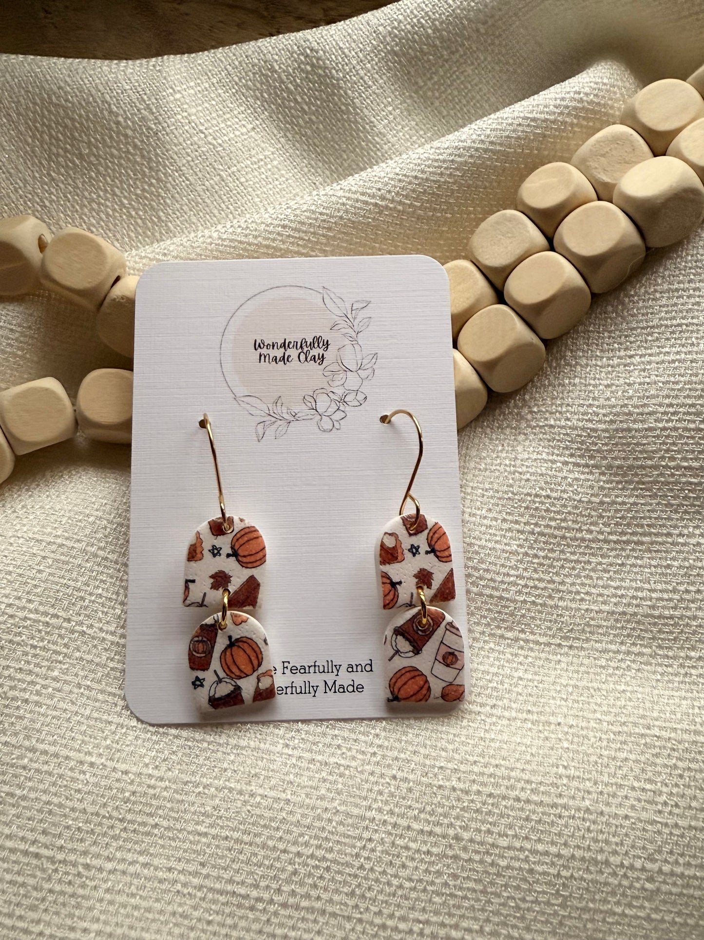 Pumpkin Spice Petite Dangles