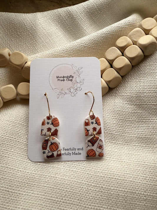 Pumpkin Spice Petite Dangles