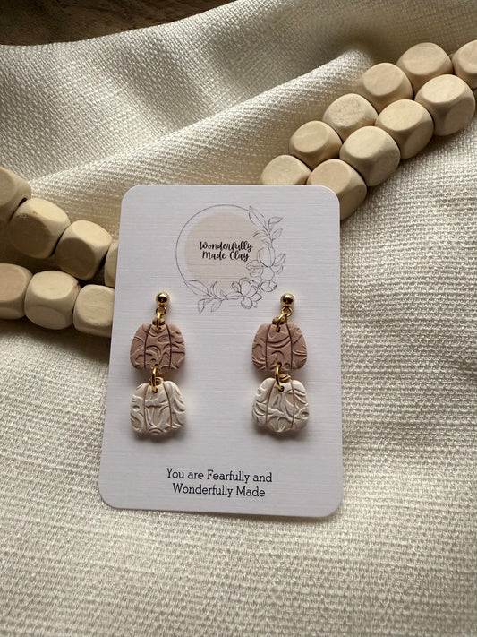 Blush and Cream Pumpkins