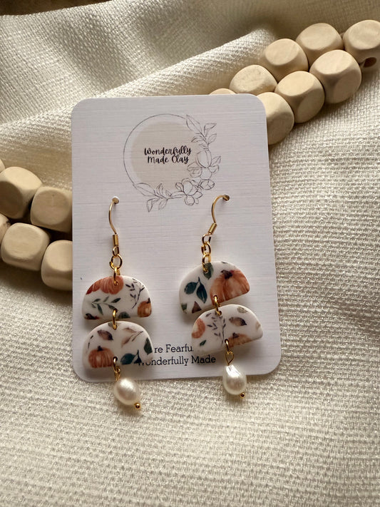 Thankful Dangles with Pearls