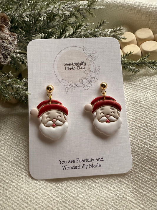 Santas with Ball Posts