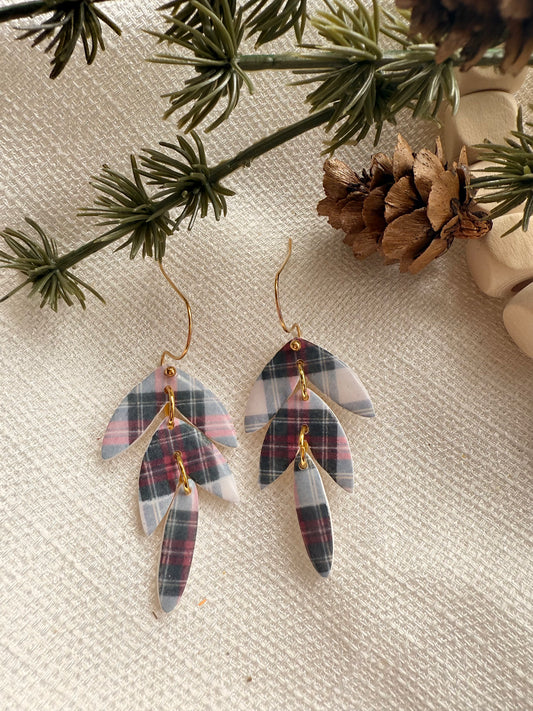 Plaid Trio Dangles