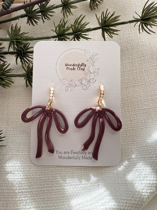 Statement Bows with Pearls